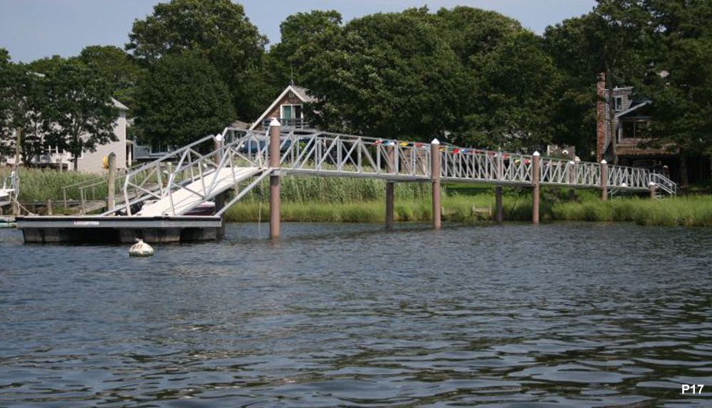 Silverstone decking with 160′ walkway and floating platform - Dock Solutions of Kentucky | Lexington, KY