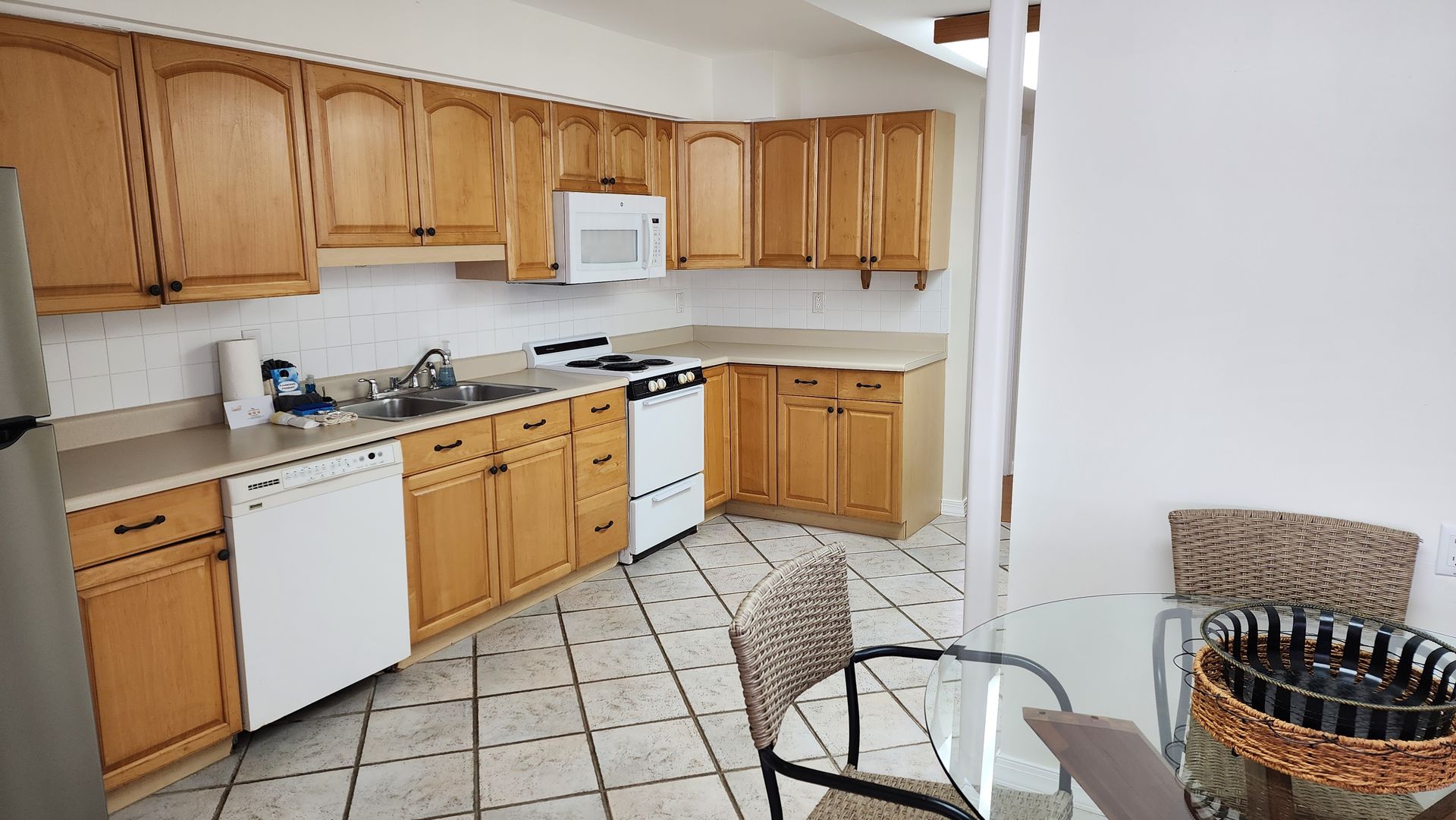 Fully equipped kitchen at By the Beach Rentals vacation rental in Clearwater