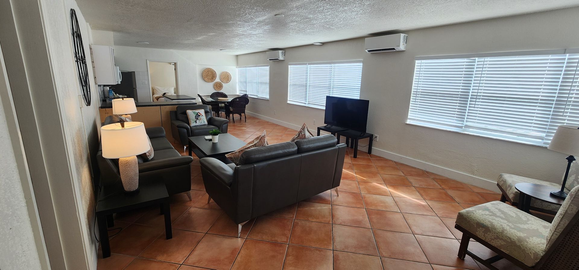 Living room at By the Beach Rentals vacation rental in Clearwater