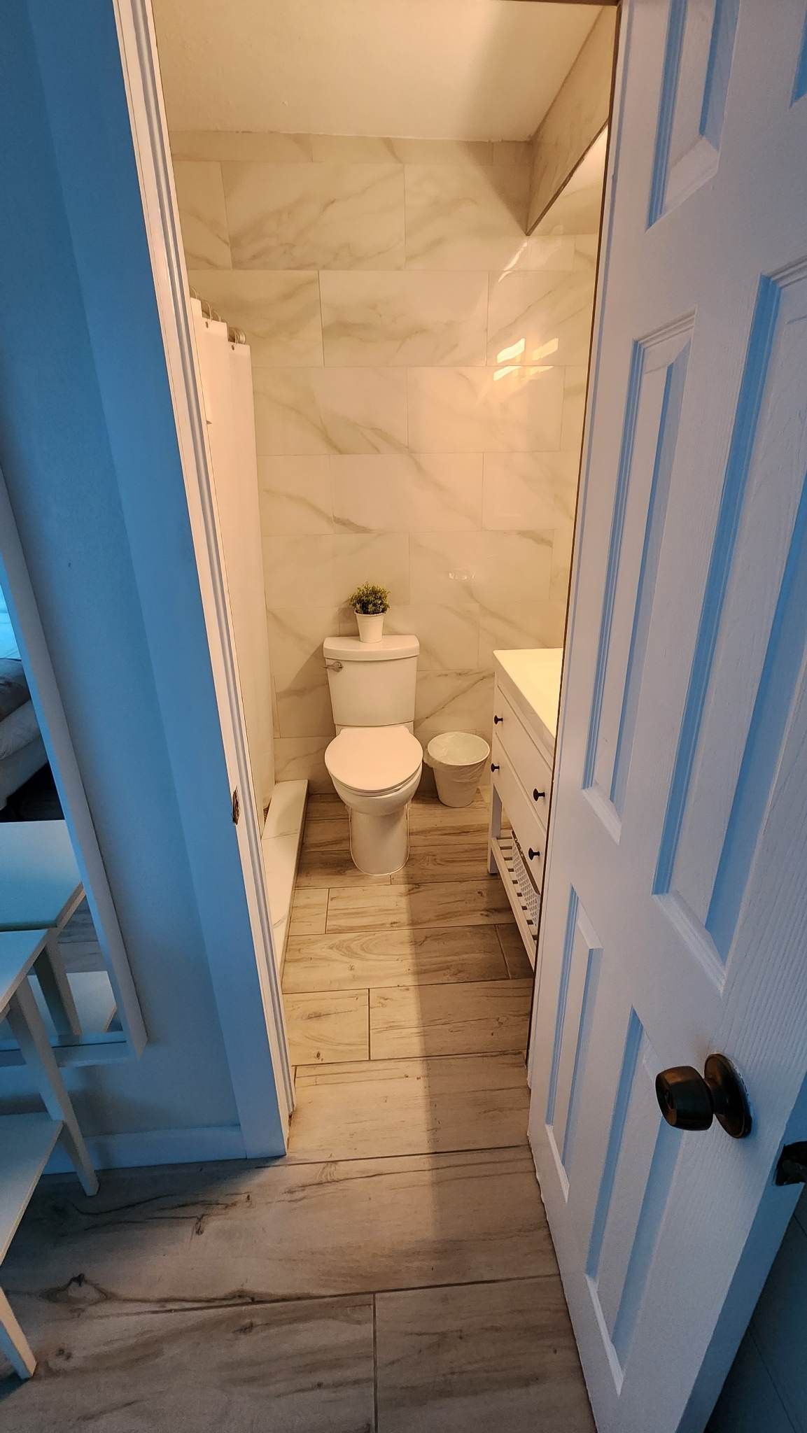 Bathroom at By the Beach Rentals Remodeled Apartment #4