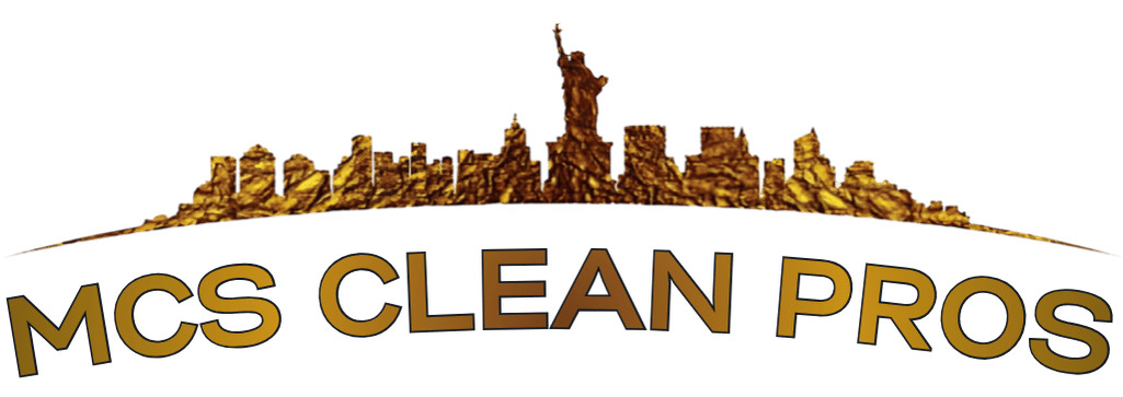 MCS Clean Pros logo with a gold city skyline above the company name