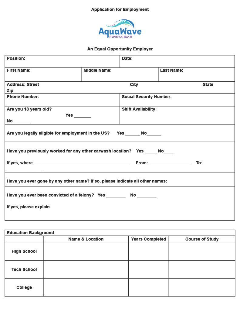 DOWNLOAD Application Download career application for Aquawave