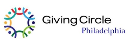 Giving Circle Philadelphia logo with colorful circular people icons and black and purple text