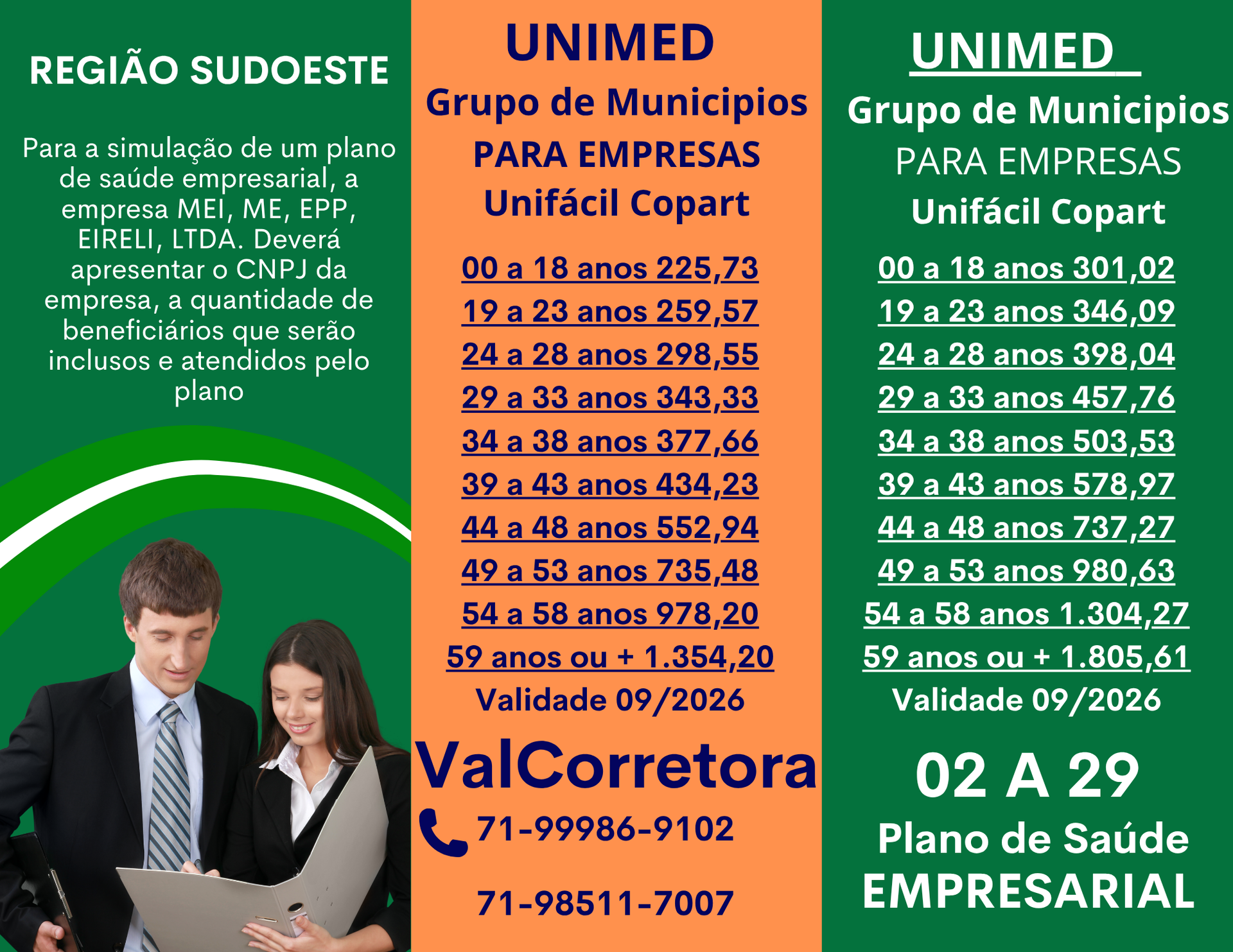 tavelas unimed para empesas