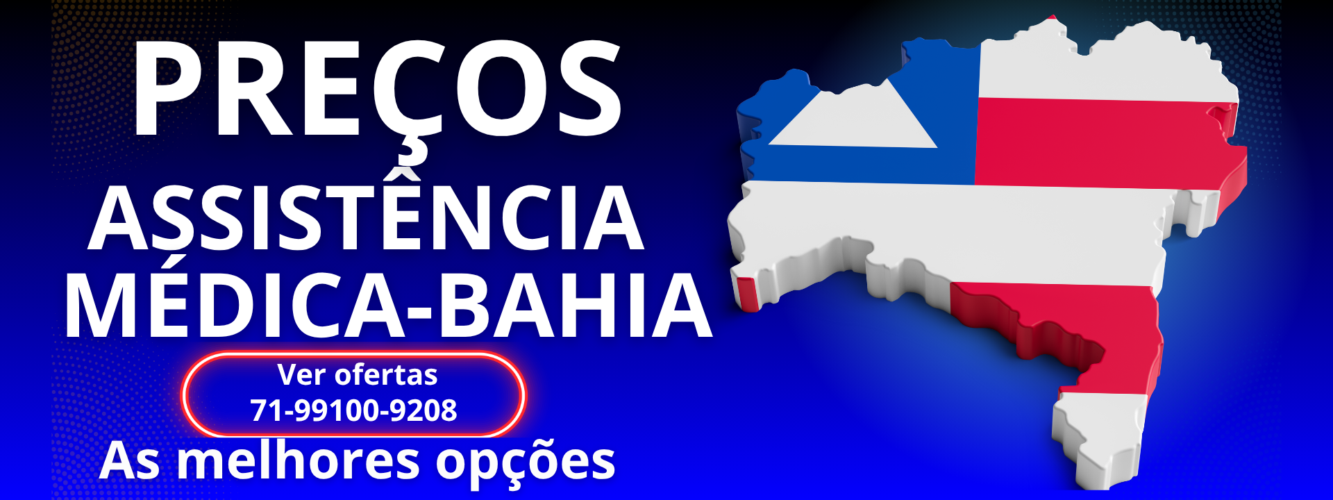 Preços e assistência médica - Bahia, Brasil.Ofertas e número de telefone exibidos.Central de Vendas Planos de Saúde Adesão Individual na bahia