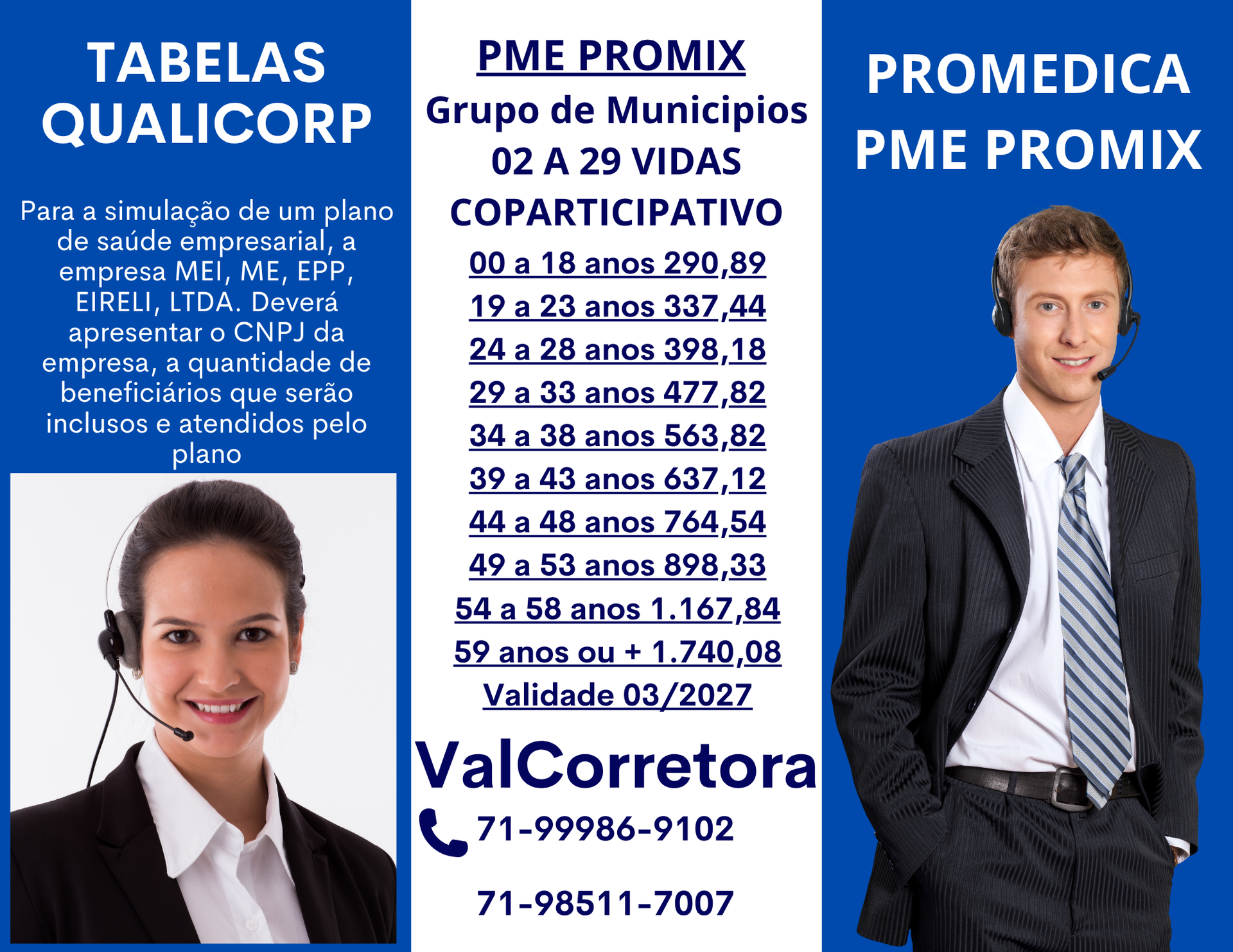 tabelas promedica salvador