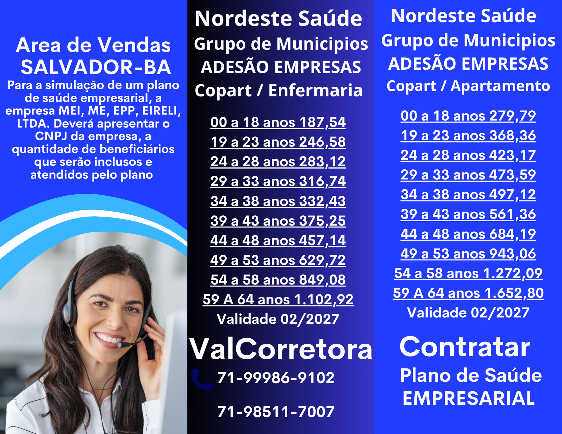 Salvador: Tabelas Comparativas de Planos de Saude para Empresas em Salvador-BA