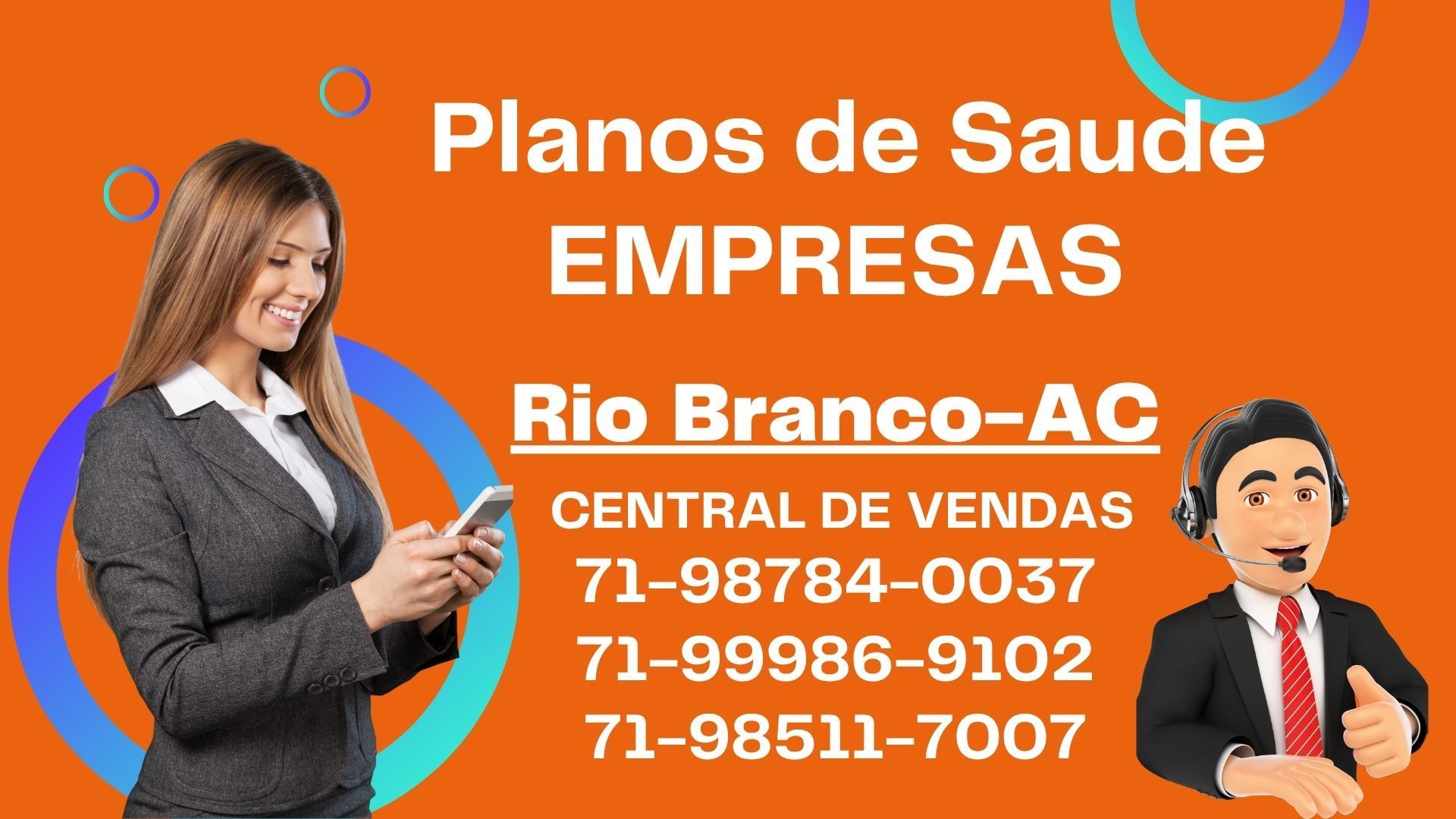 Planos Empresariais Rio Branco - Acre, Anúncio de planos de saúde telefone, informações de contato