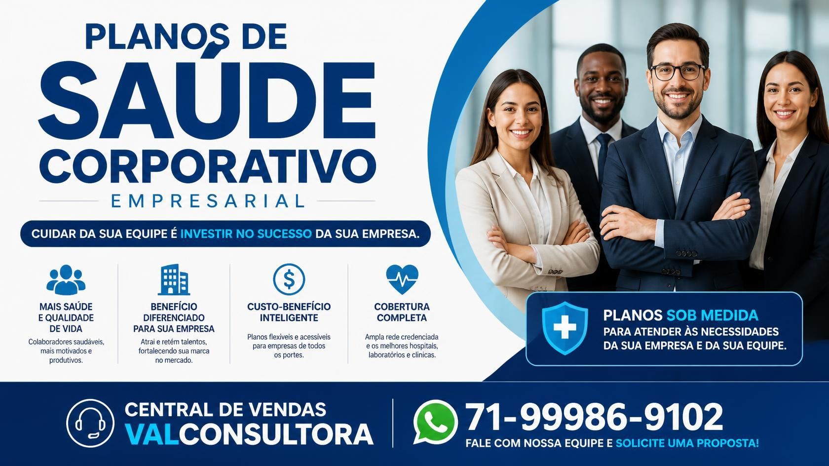 Planos de Saúde em Rio de Janeiro-RJ, tabelas de preços para empresas CNPJ do rio de janeiro, Rio de Janeiro Central de Vendas Planos de Saúde, Telefone 71-99986-9102 Equipe de Vendas de Planos de Saude em Rio de Janeiro-RJ (Bradesco Saude RJ), (SulAmerica RJ), (Select Saude RJ). Compare planos de saúde para empresas em Rio de Janeiro. Solicite uma cotação e conheça os benefícios das principais operadoras em rio de Janeiro, Central de Vendas de Planos de Saúde, 71-98511-7007 Telefone WhatsApp ValConsultora Vendas de Planos de Saude em Rio de Janeiro, Telefone 71-98511-7007 corretora vendas de planos de saude em RJ, contratar plano de saúde em Rio de Janeiro, cotação de preços de planos de saude em Rio de Janeiro, vendedores de planos de saude em Rio de Janeiro, convenios medicos para empresas CNPJ de Rio de Janeiro, plano de saude empresarial em Rio de Janeiro, os melhores corretores de planos de saude em Rio de Janeiro, corretor de seguros em Rio de Janeiro, lista dos planos de saude em Rio de Janeiro, os melhores planos de saude em Rio de Janeiro, Central de Vendas Online Convênios Médicos para Empresas em Rio de Janeiro