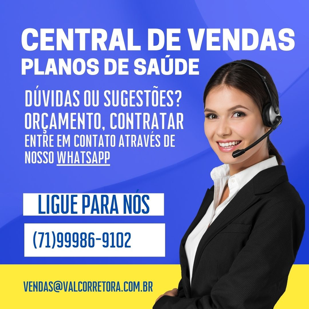 Telefone WhatsApp 71-98511-7007 - Corretor Plano de Saude Bradesco Saude