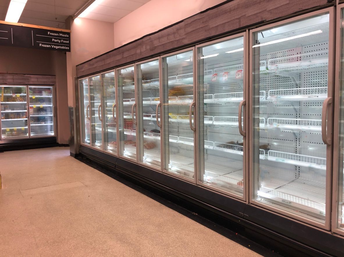 commercial refrigerator display doors