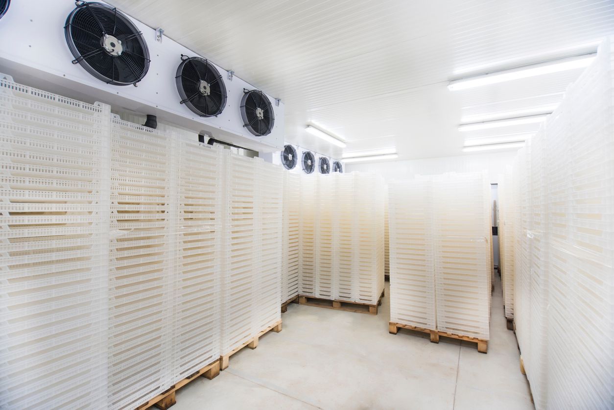 large commercial freezer