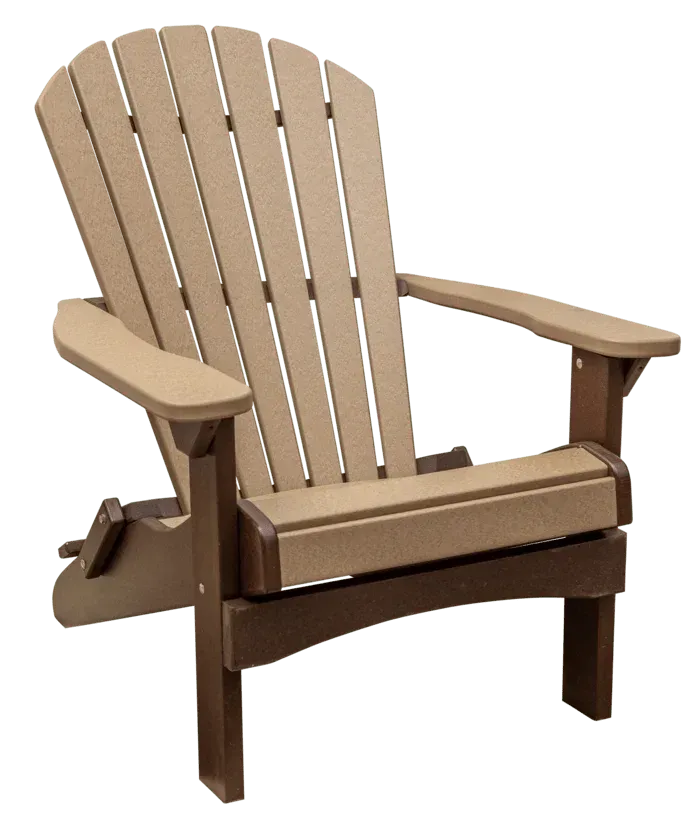 Brown adirondack chair a brown adirondack chair on a white background