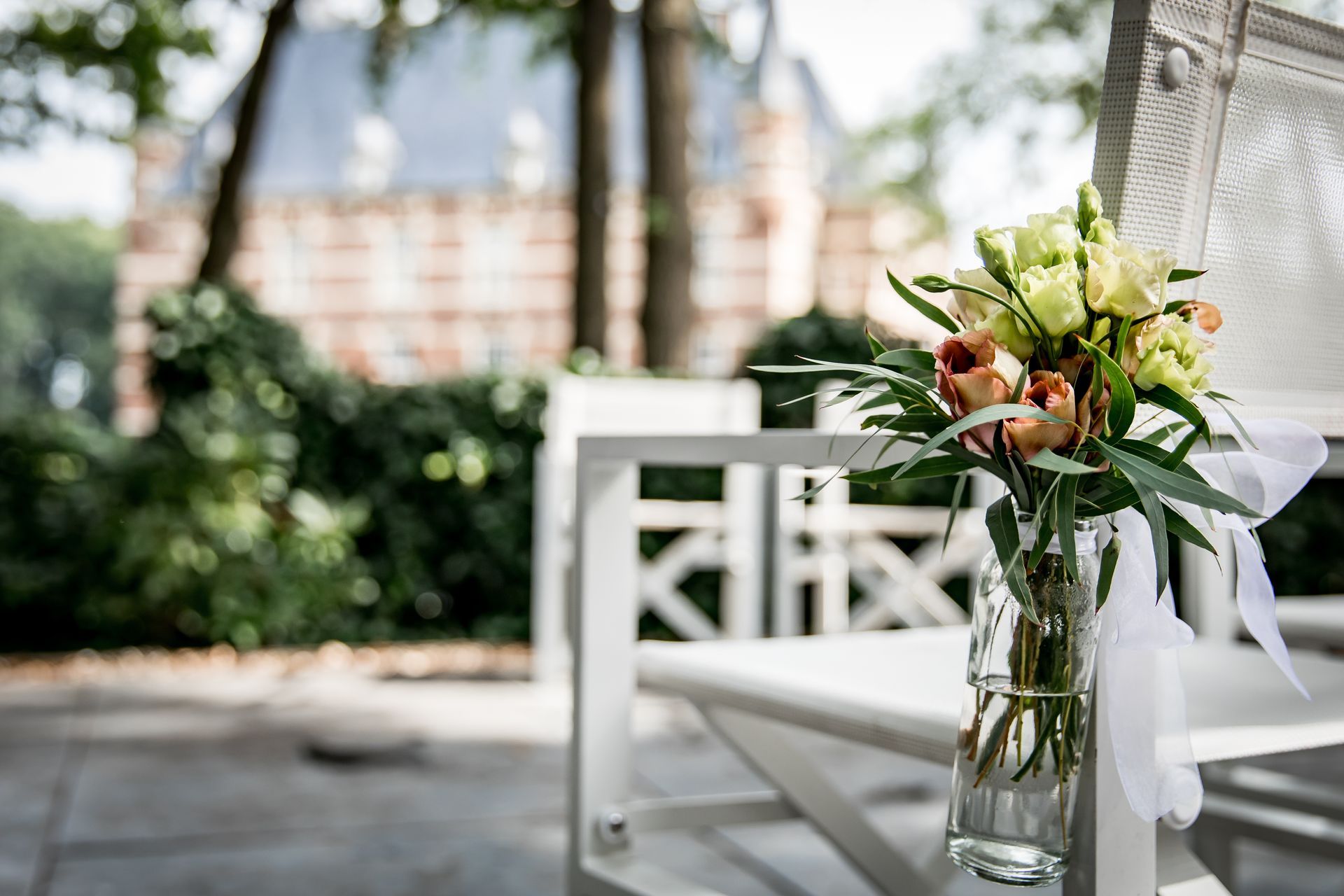 Bloemdecoratie bruiloft