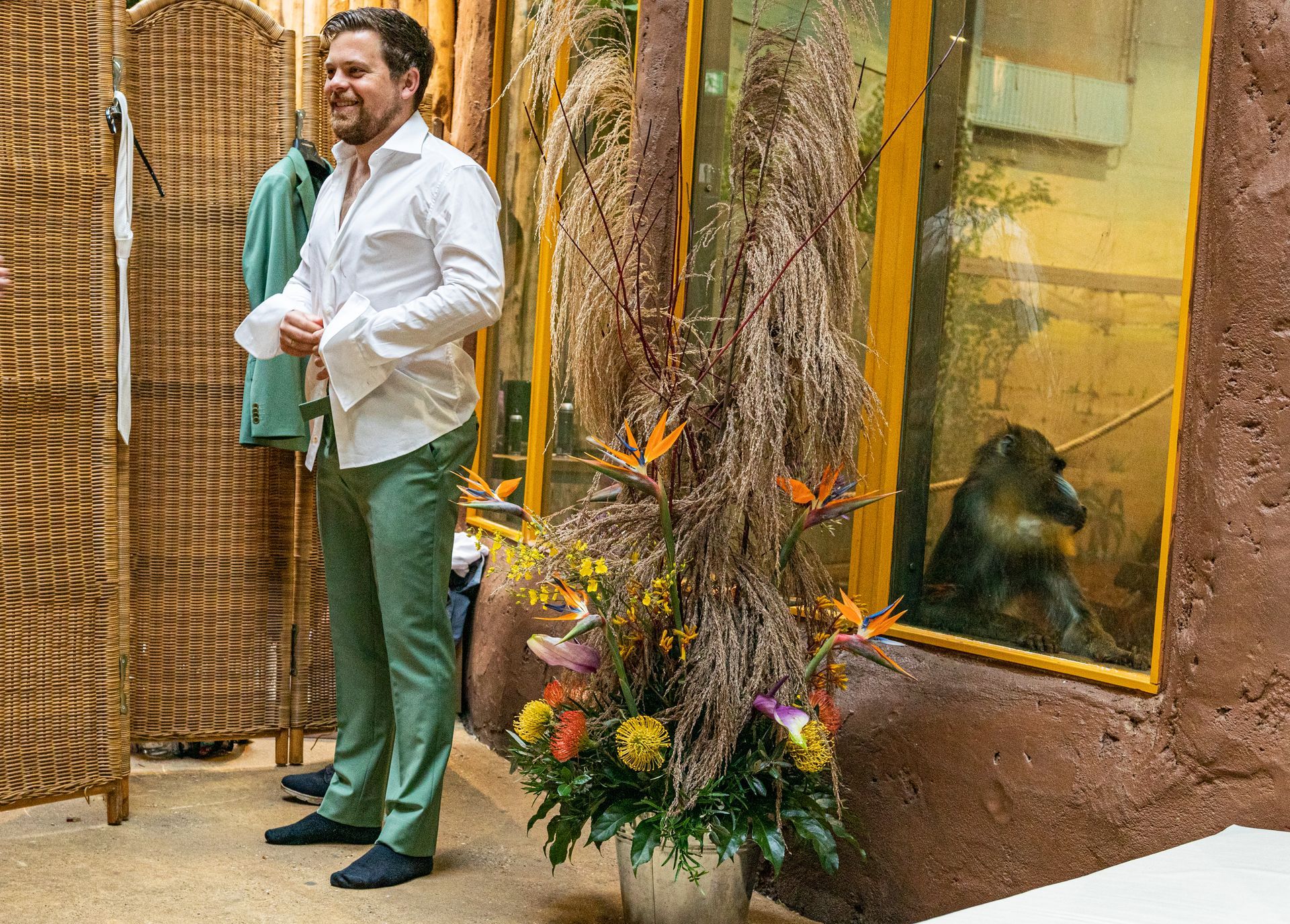 Trouwen in de dierentuin - Trouwpak