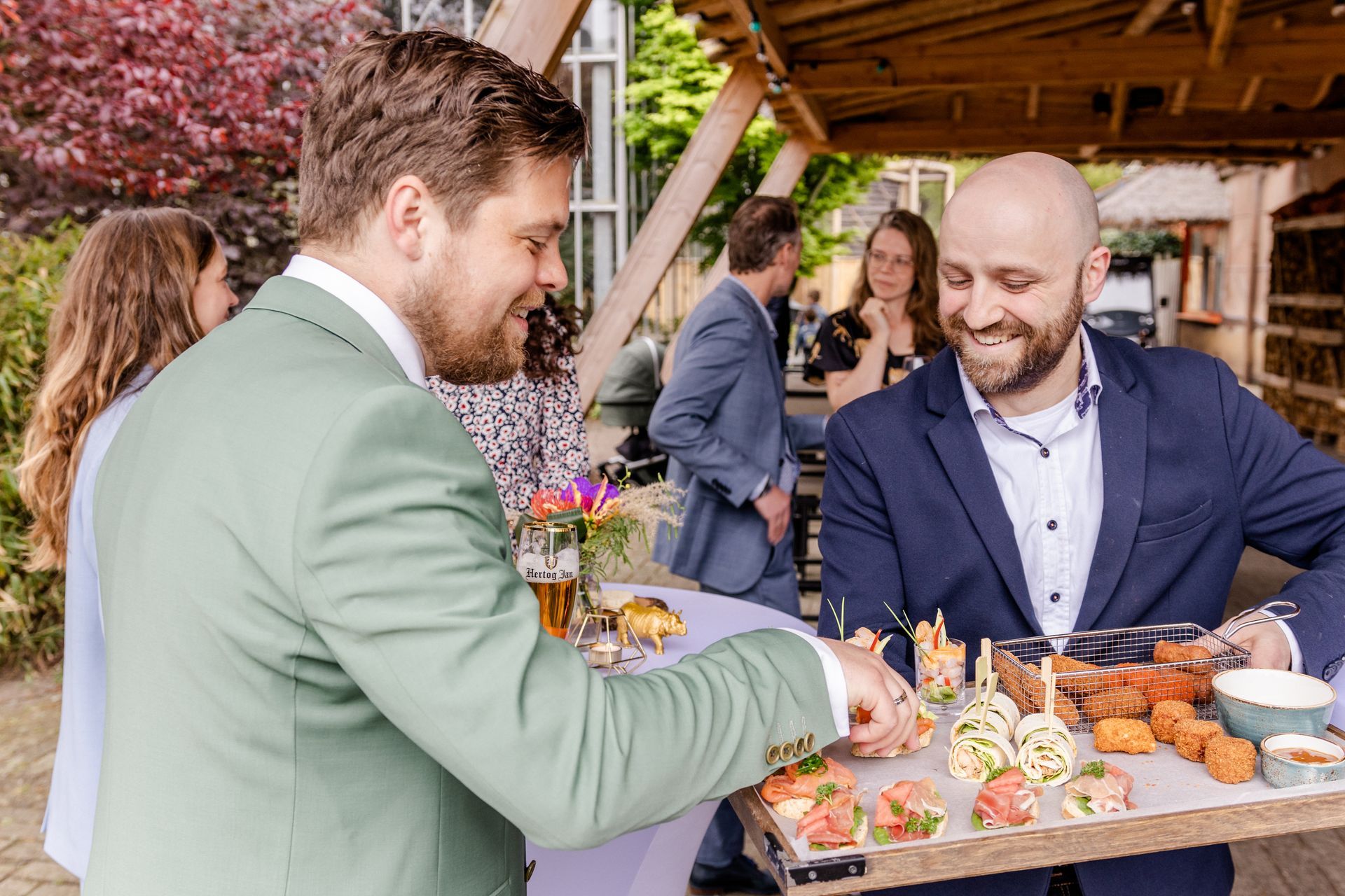 Bruiloft borrel