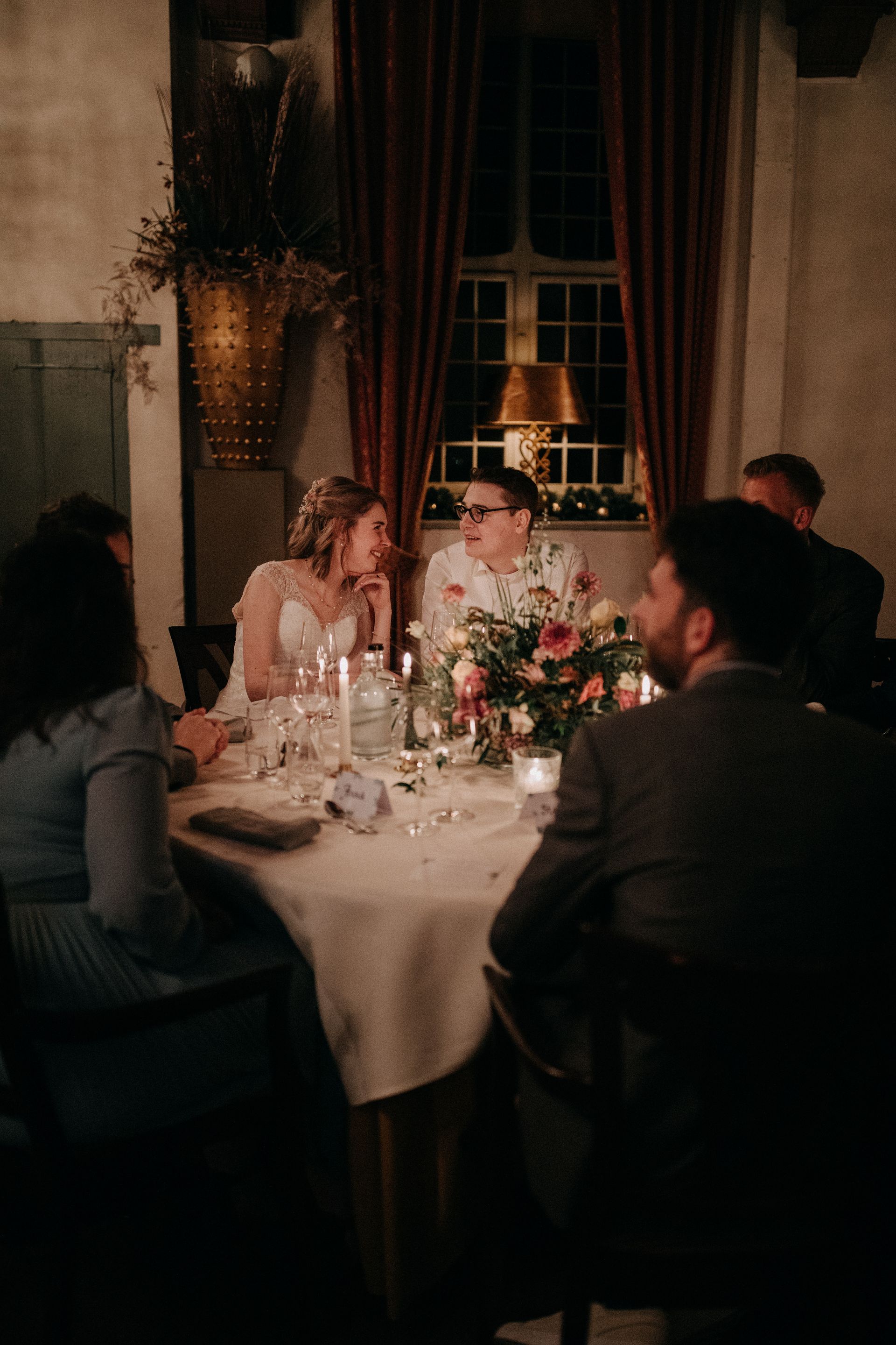 Diner bruiloft