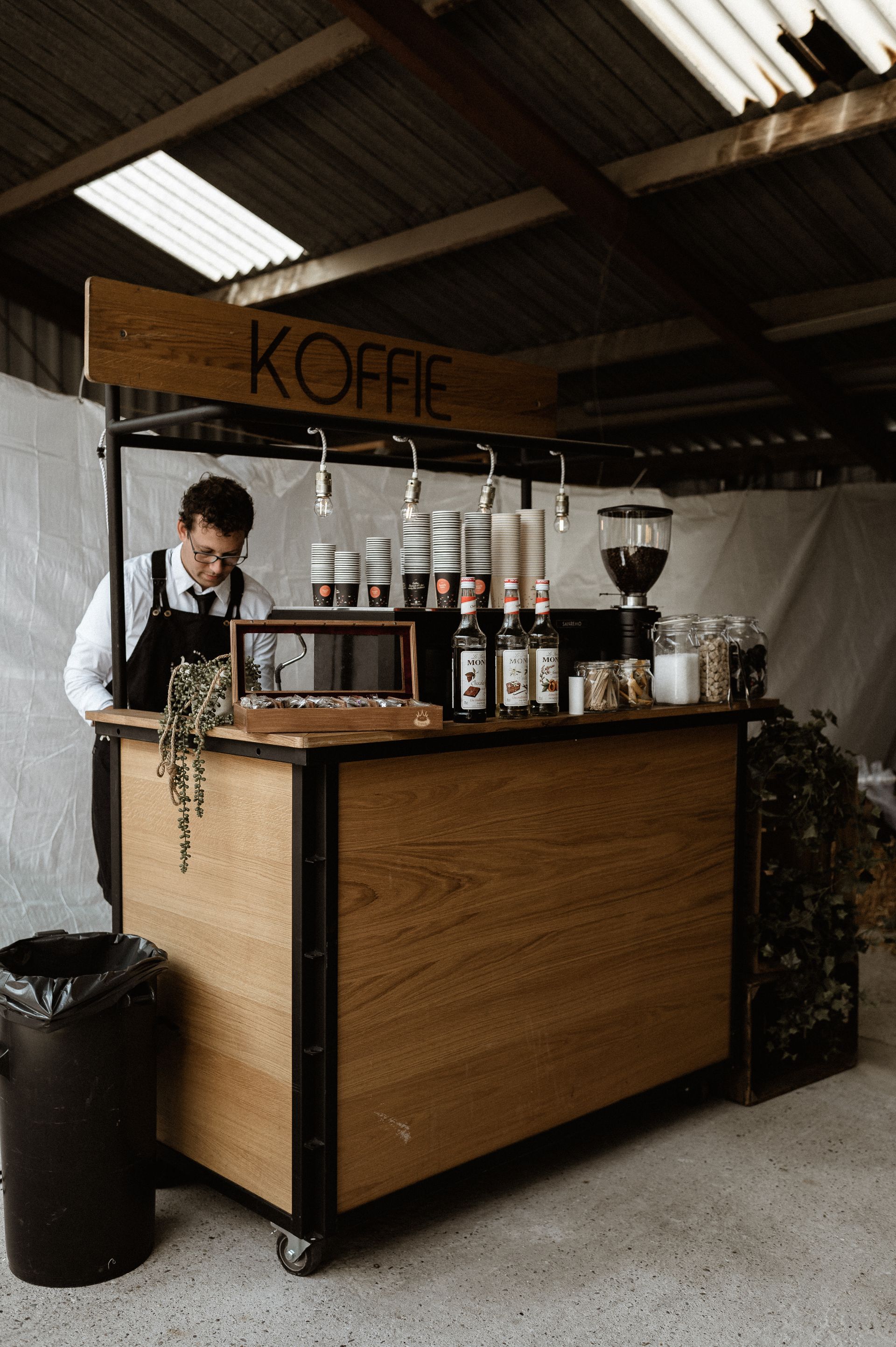 Koffie bar - Festivalbruiloft