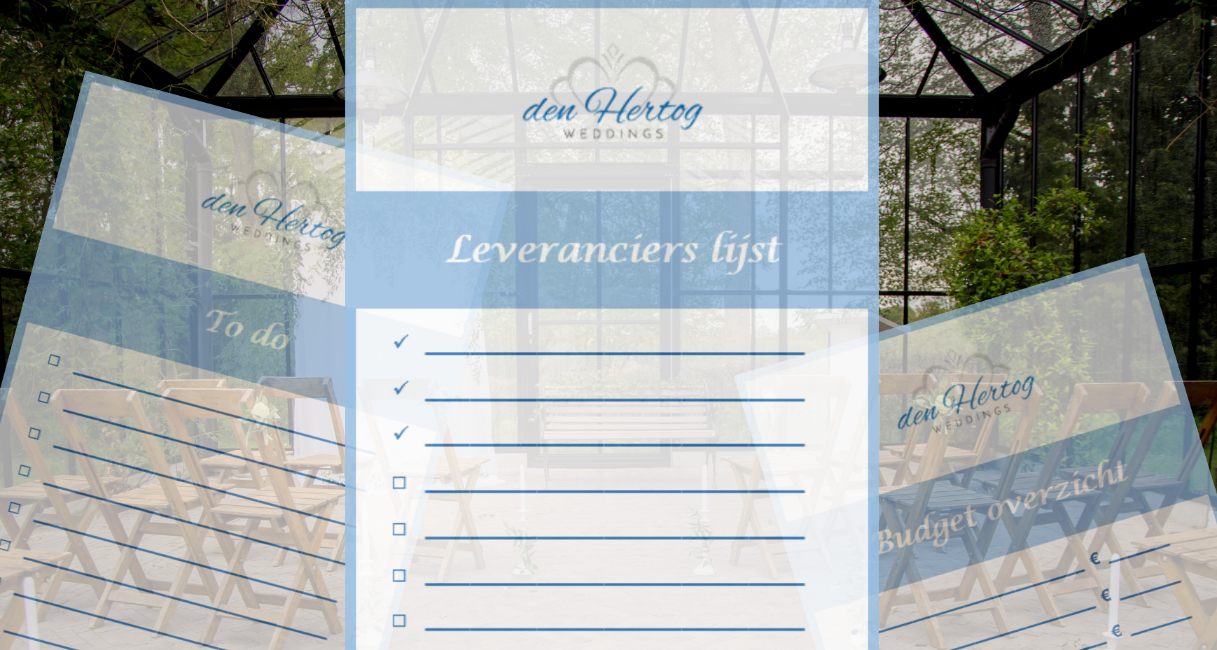 Trouwlocatie - den Hertog Weddings