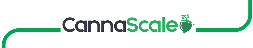 StashStock's CannaScale logo as part of solutions overview snake design