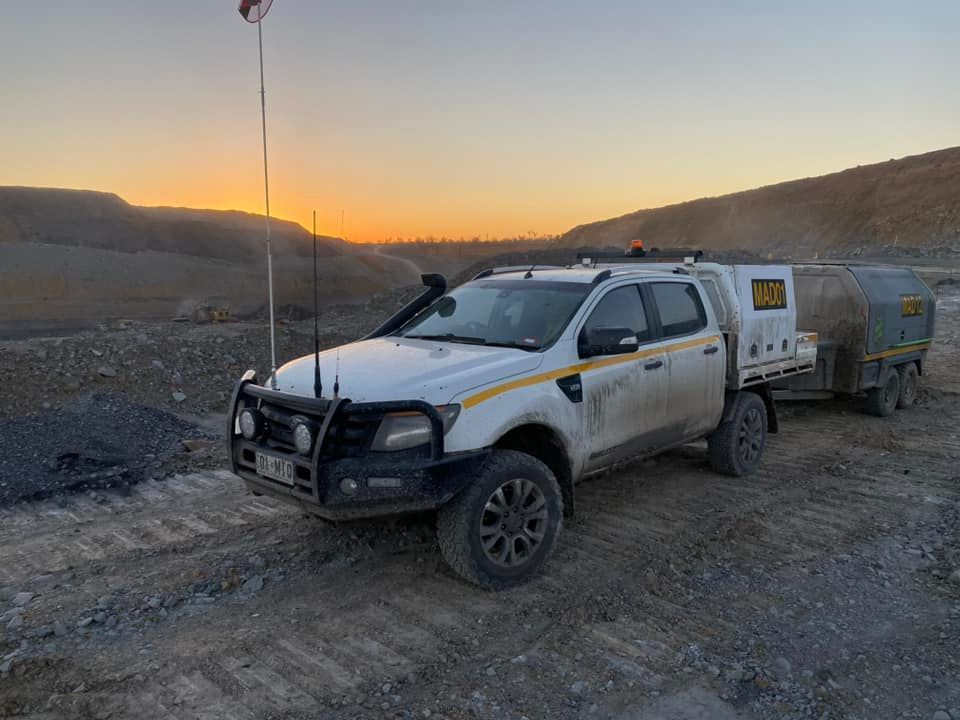 Mine Site Operation at Night — MADD Industries in Mackay, QLD