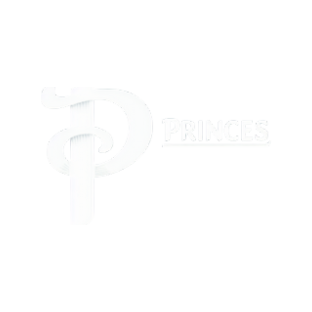 A white logo with the letter p on a white background.