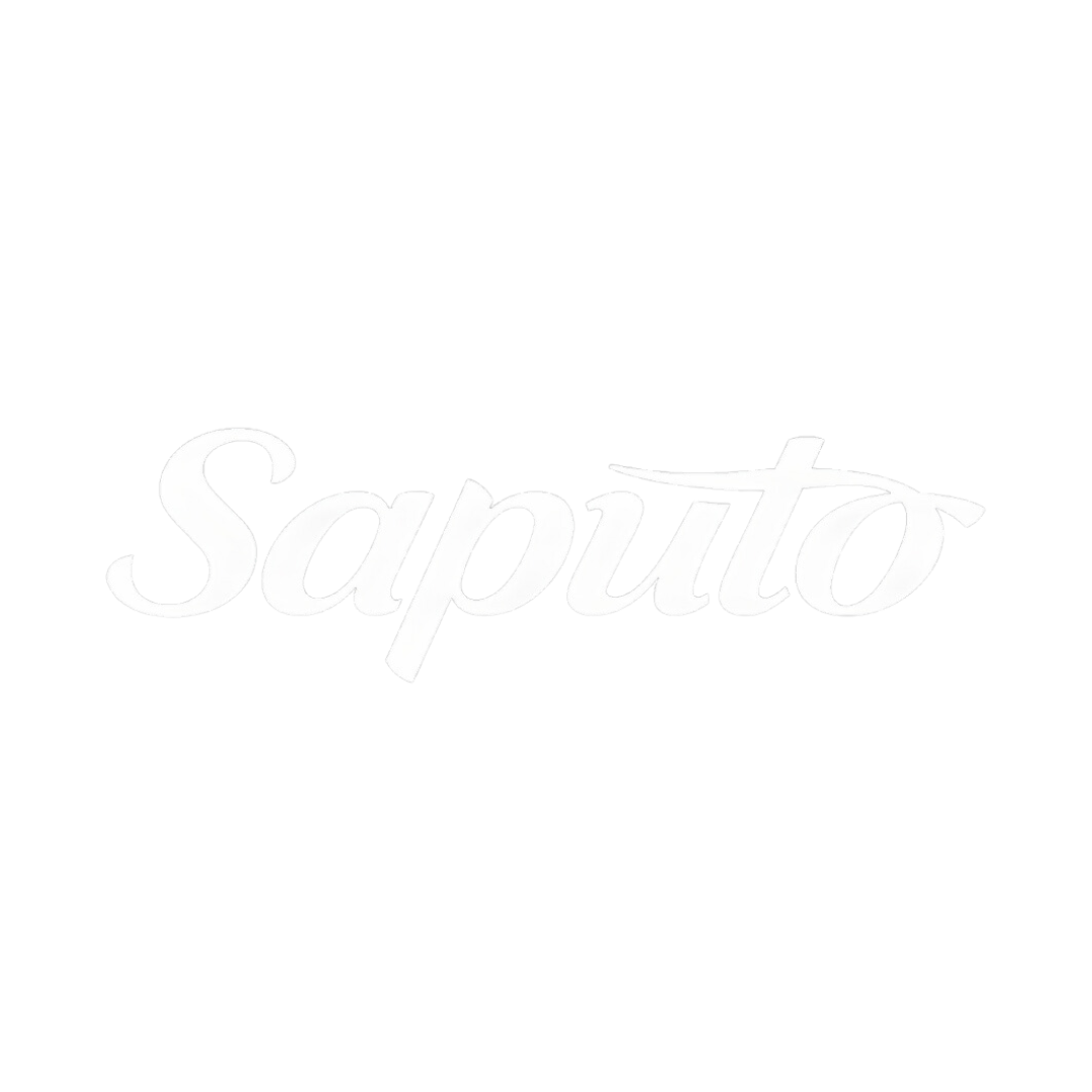 The word sapito is written in white on a white background.
