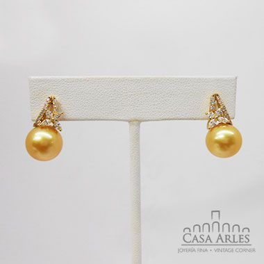 Aretes de oro