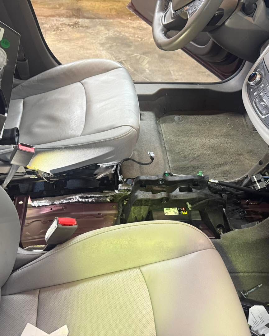 Vehicle Interior With Front Seat And Floor Area Exposed | Boyle Automotive