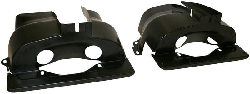 Beplating cilinderkop, zwart, dubbelpoort motoren