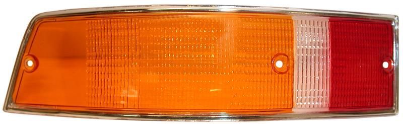 Achterlichtlens Porsche 911 met chromen rand Links