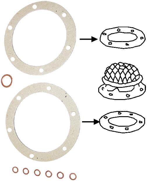 Pakkingset oliefilter