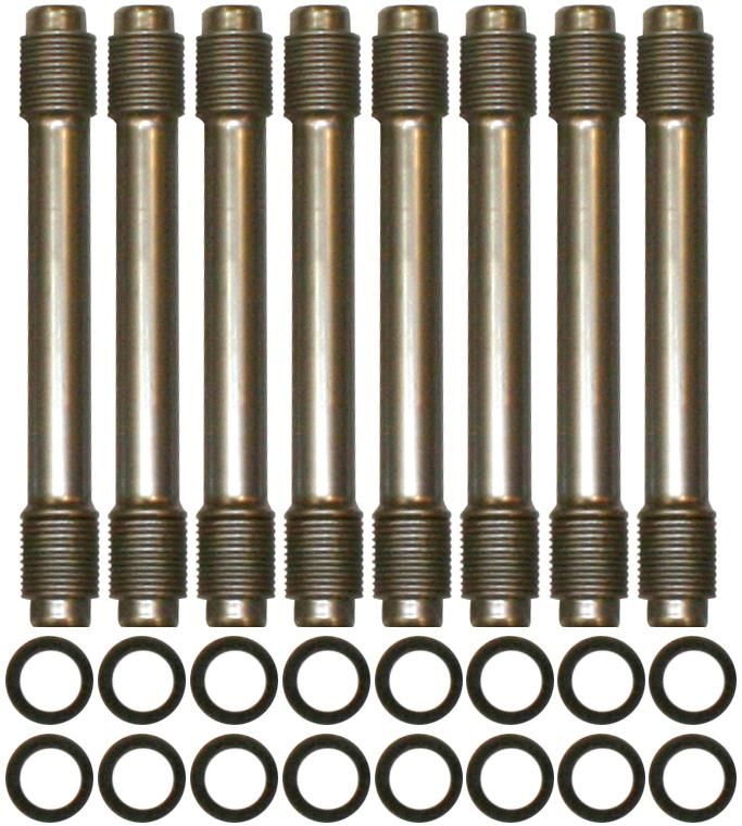 Stoterstangpijpjes set, 210 mm inclusief rubber seals