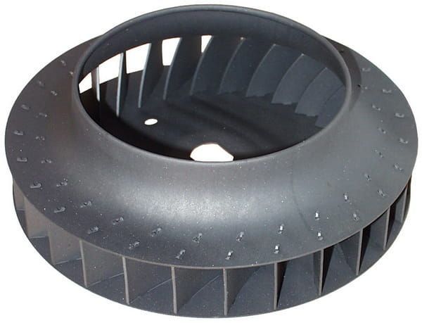 Koelhuis ventilator voor dubbelpoorts motoren