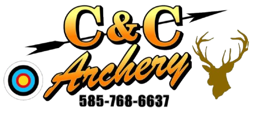 A logo for a company called C&C Archery A logo for a company called c & c archery