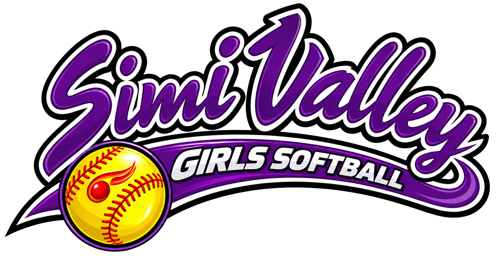 Simi Valley Girls Softball Logo