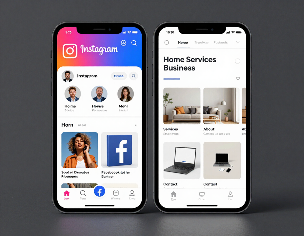 From social media to a full website