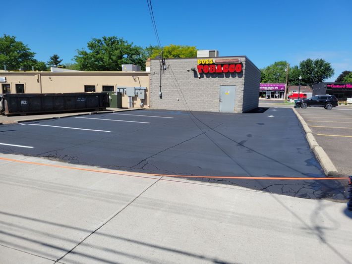 Asphalt Seal Coating | Belleville, MI | Mike's Asphalt Asphalt Seal Coating | Belleville, MI | Mike's Asphalt