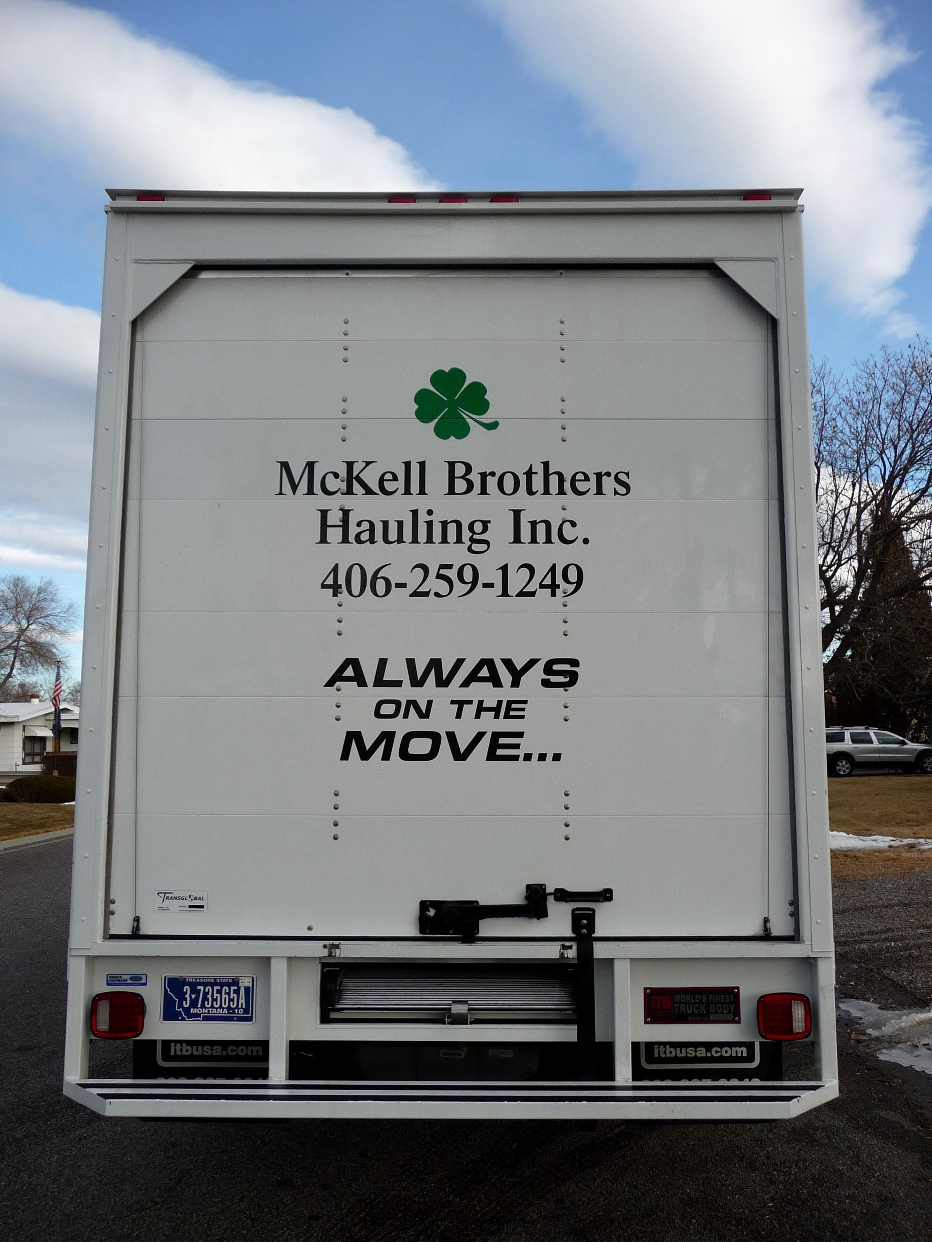 McKell Brothers Hauling Inc. White Truck
