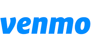Blue Venmo logo text on a white background