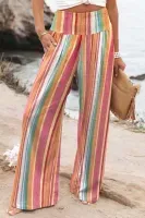 Multicolor Striped Pants