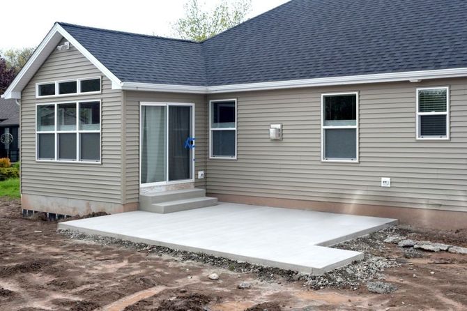 Back Patio Concrete Pad
