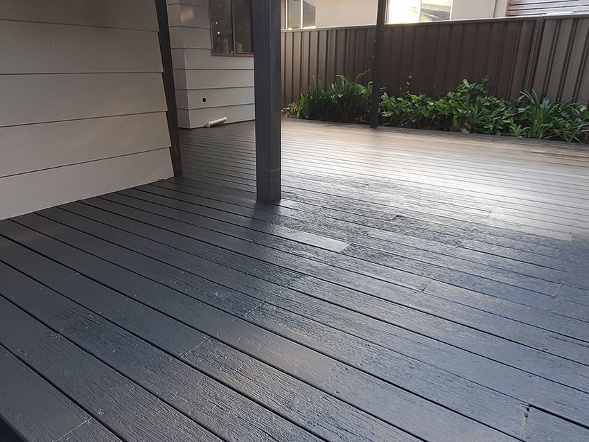 A Gray Deck — JWP Painting & Property Services in Ettalong Beach, NSW