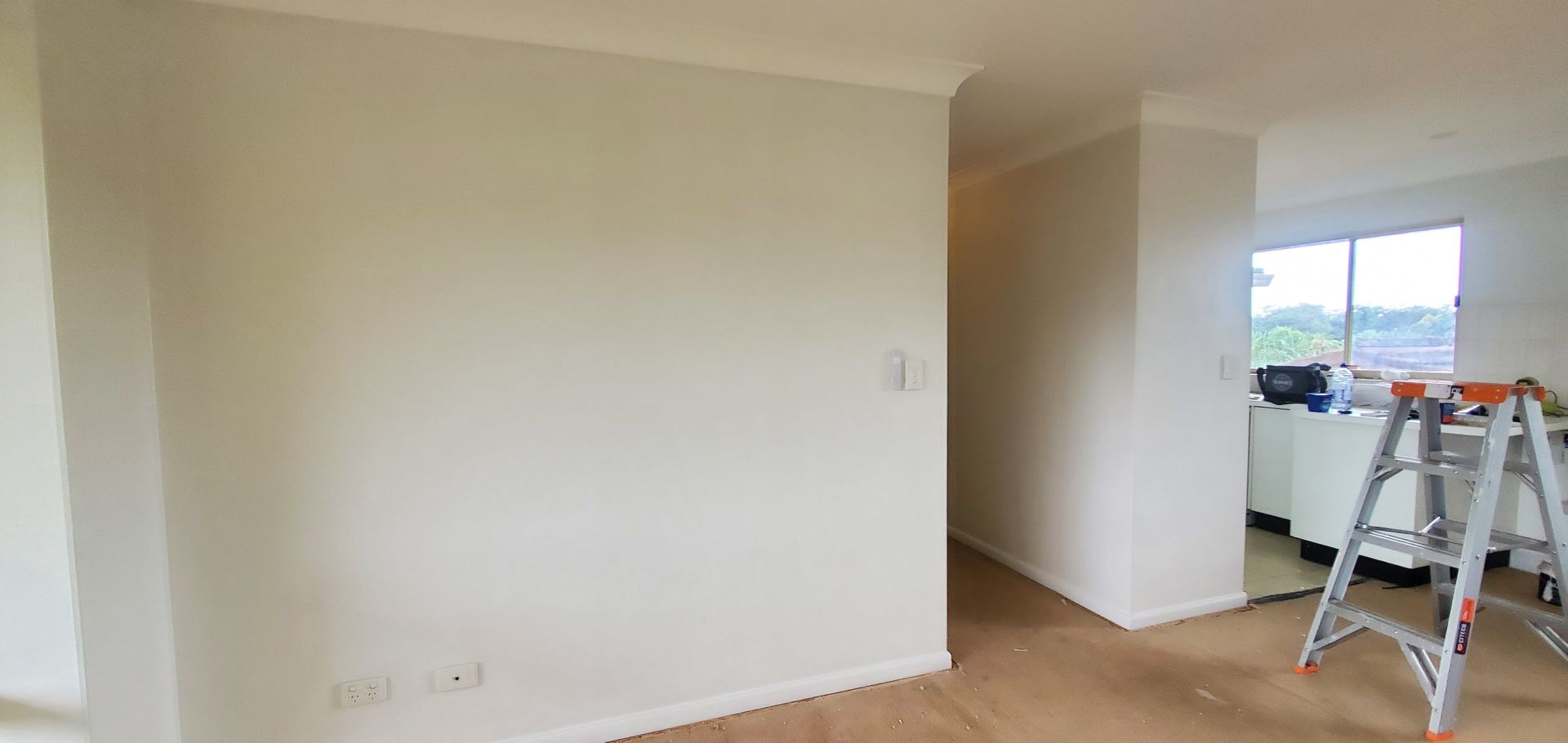 Interior View of a Room With White Walls — JWP Painting & Property Services in Ettalong Beach, NSW