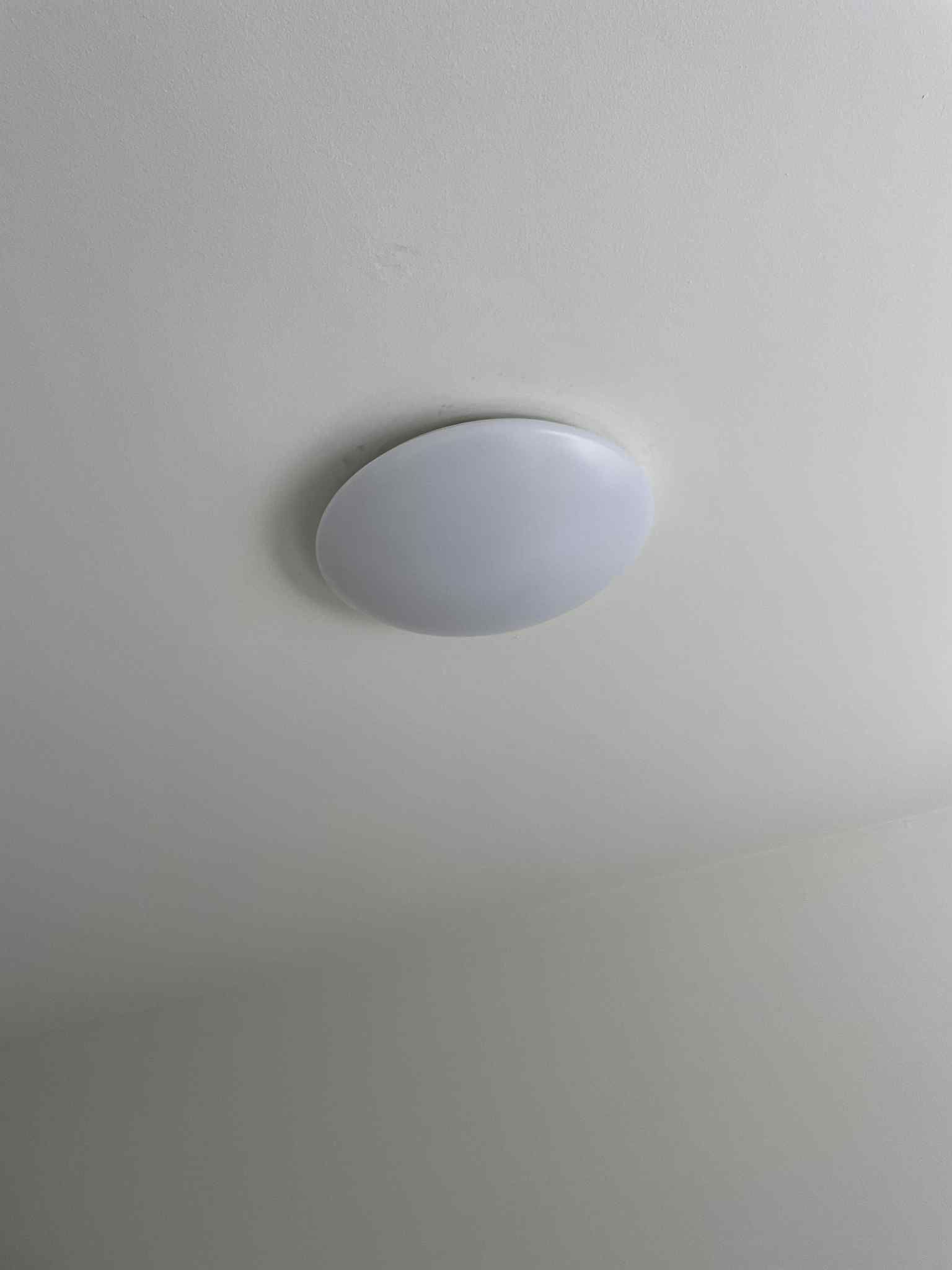 Light installed on the roof of a house