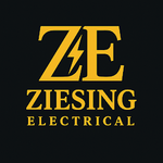 Ziesing Electrical logo — bold ZE emblem and company name for electrical services Hampton
