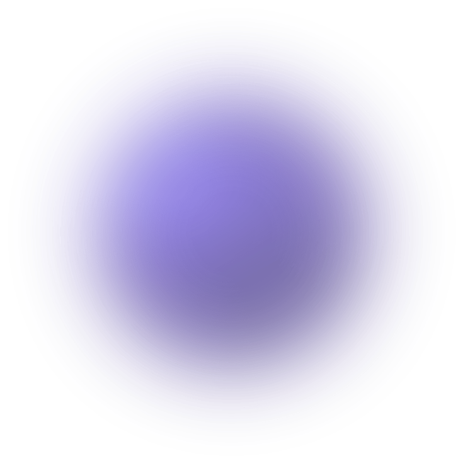 Soft purple blurred circle on a white background