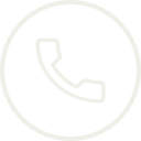 White telephone icon in a circle.