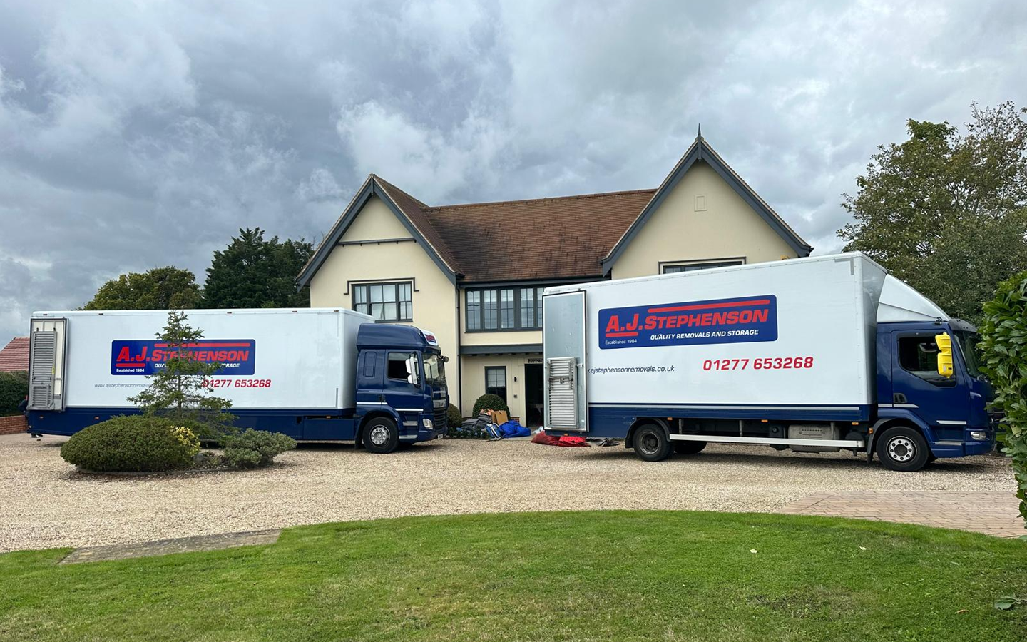 House removal day with AJ Stephenson Removals Billericay