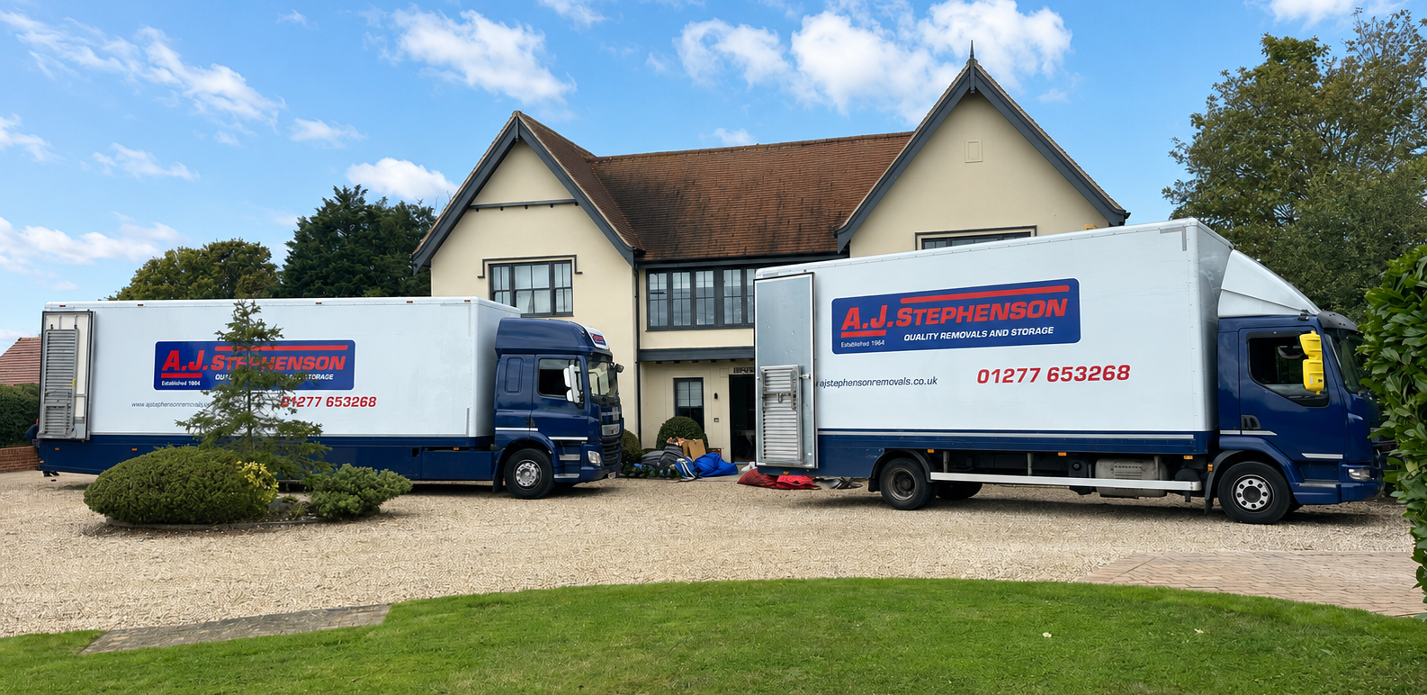 house moving day with AJ Stephenso Removals